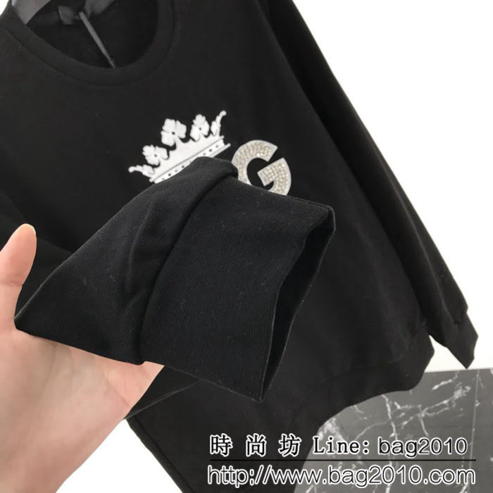 DＧ杜嘉班納 2018FW 秋冬經典 手工繡珠 情侶款 G字母衛衣 ydi1007